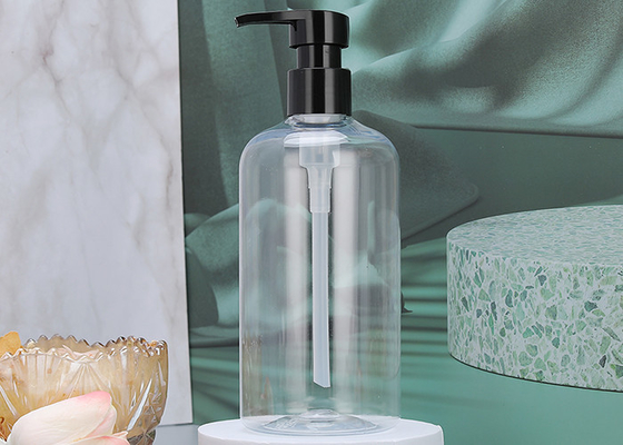 Bottiglia trasparente della pompa dell'ANIMALE DOMESTICO di 300ML 400ML