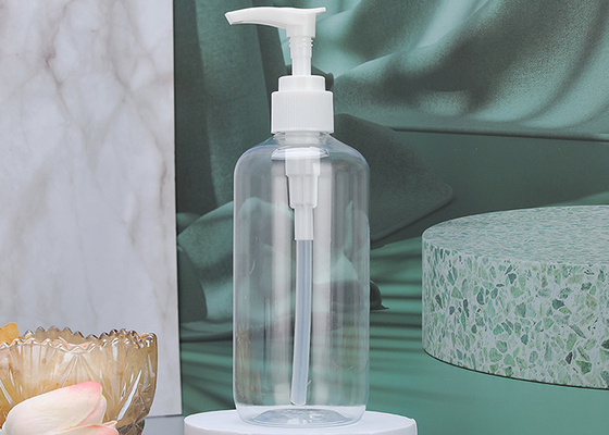 Bottiglia trasparente della pompa dell'ANIMALE DOMESTICO di 300ML 400ML
