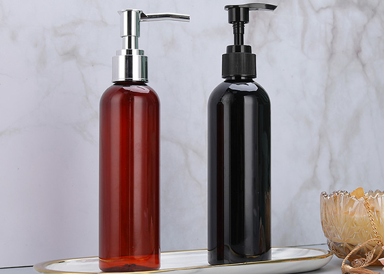 bottiglia di plastica della pompa dell'ANIMALE DOMESTICO di 200ml 240ml con l'erogatore BPA della pompa libero