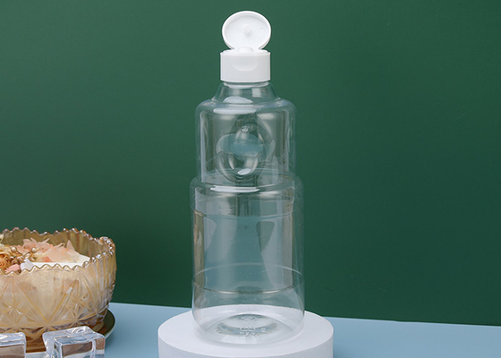 Bottiglie con tappo a vite di plastica BPA della radura di ISO9001 350ml HAPE libere