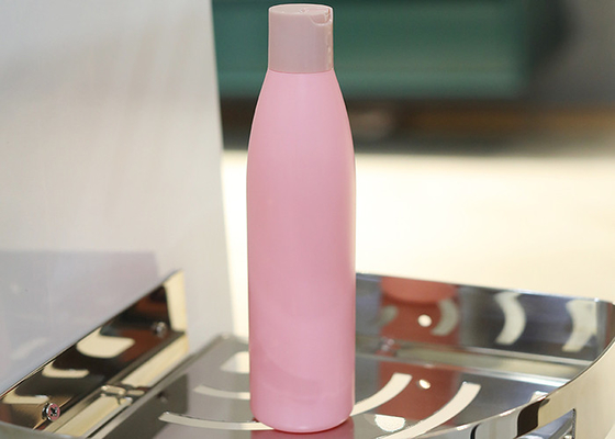 Bottiglia di plastica riutilizzabile dell'ANIMALE DOMESTICO dello sciampo 240ml con il cappuccio del disco