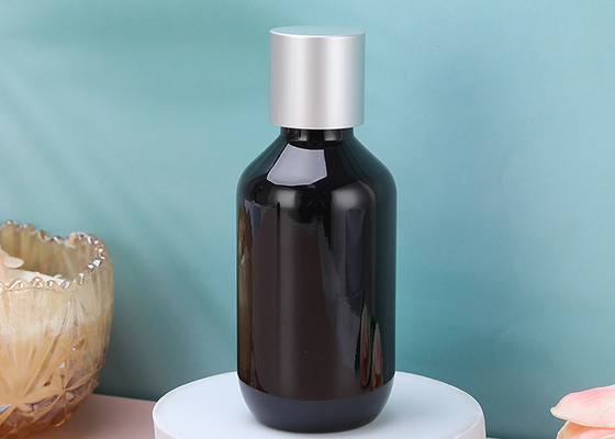 bottiglie vuote della lozione della plastica dello sciampo 120ml con il coperchio a vite di alluminio