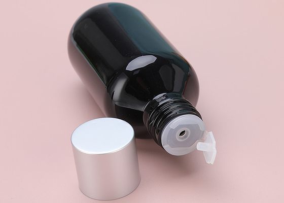 bottiglie vuote della lozione della plastica dello sciampo 120ml con il coperchio a vite di alluminio