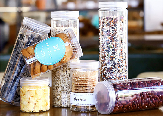 Contenitori per barattoli di plastica da 30 ml / contenitori per alimenti di plastica con coperchio