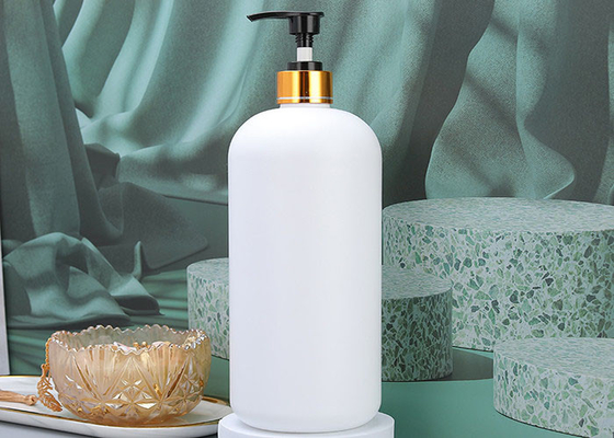 Commestibile bianco della bottiglia della pompa della lozione dell'HDPE materiale puro di 100%