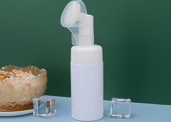 bottiglia facciale della schiuma del lavaggio di 120ml 150ml con la spazzola del silicone