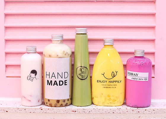 ODM eliminabile dei coperchi di 500ml Juice Clear Plastic Bottles With
