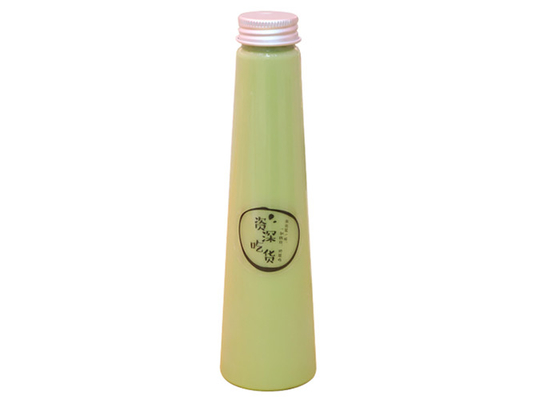 Il tè di alluminio del latte del coperchio a vite imbottiglia 200ml Juice Bottles With Lids di plastica