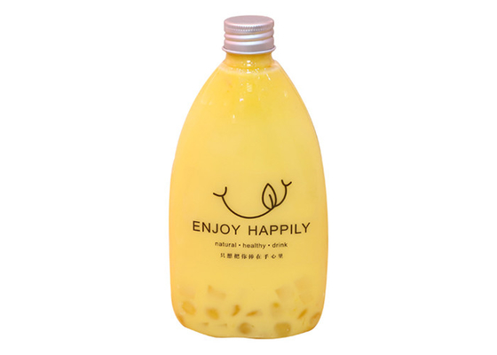 commestibile 100% di plastica della bottiglia dell'ANIMALE DOMESTICO 300ml del tè trasparente del latte