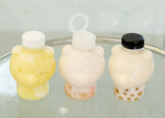 Tiri Ring Cover Milk Tea Bottles 400ml Juice Bottles Squeezable