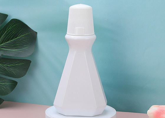 bottiglia bianca antislittamento dell'ANIMALE DOMESTICO della bottiglia di plastica del colluttorio 180ml