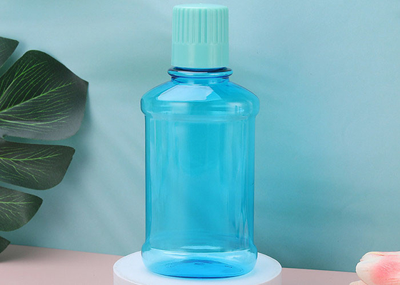 Bottiglie di plastica vuote libere 250ml del colluttorio di BPA con i cappucci