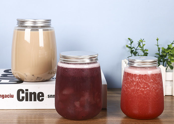 bottiglie del tè del latte di 350ml 500ml 650ml con la copertura