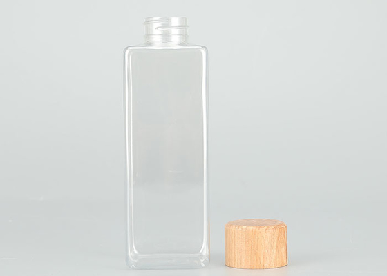 Bottiglie con tappo a vite di plastica a perfetta tenuta 200ml con i coperchi di bambù