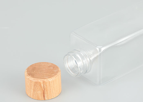 Bottiglie con tappo a vite di plastica a perfetta tenuta 200ml con i coperchi di bambù