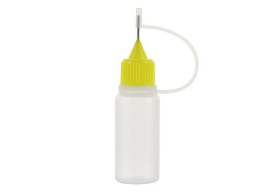 Bottiglia elettronica 100% del cappuccio dell'ago dell'olio della sigaretta dell'HDPE 3ml 5ml 10ml