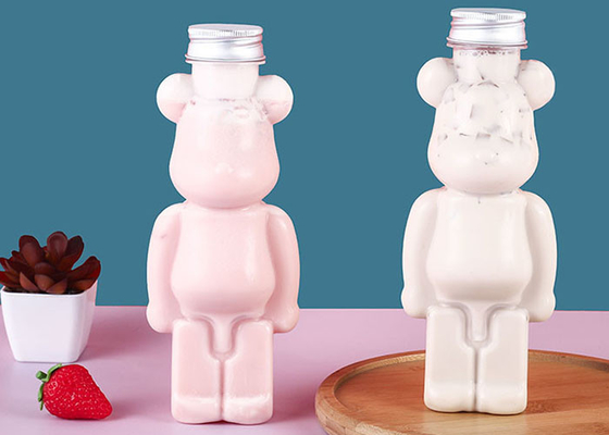 Faccia un spuntino l'ANIMALE DOMESTICO Honey Bear Bottles di plastica 400ML 500ML di stoccaggio 38mm