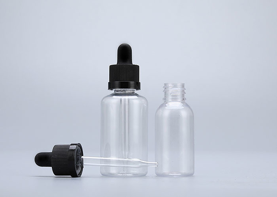Bottiglie di plastica 100% del contagoccia dell'ANIMALE DOMESTICO del liquido di E con i cappucci innocui per i bambini