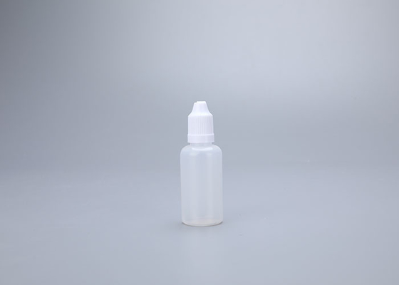 bottiglia di plastica della bottiglia di 30ml 50ml E del PE inalterabile liquido del cappuccio