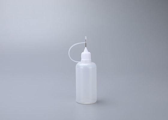 bottiglia di plastica Squeezable del detersivo per i piatti 50ml riutilizzabile con il contagoccia d'acciaio dell'ago