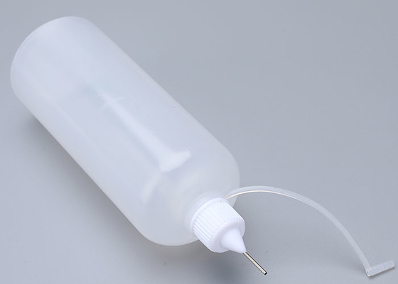 bottiglia di plastica Squeezable del detersivo per i piatti 50ml riutilizzabile con il contagoccia d'acciaio dell'ago