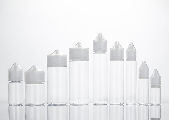 Bottiglia di succo di 30 ml di E di plastica per animali domestici Bottina a goccia a tappo piatto V3 impermeabile