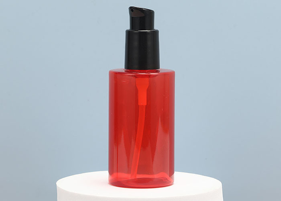 bottiglie di plastica vuote rosse della pompa di 60ml 150ml per gli sciampi d'erogazione delle lozioni