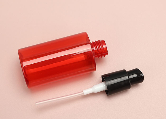 bottiglie di plastica vuote rosse della pompa di 60ml 150ml per gli sciampi d'erogazione delle lozioni