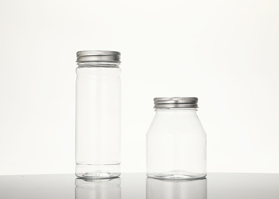 Ampia bocca intorno al coperchio con tappo a vite di plastica 295ML 380ML di JarsWith dell'animale domestico di plastica