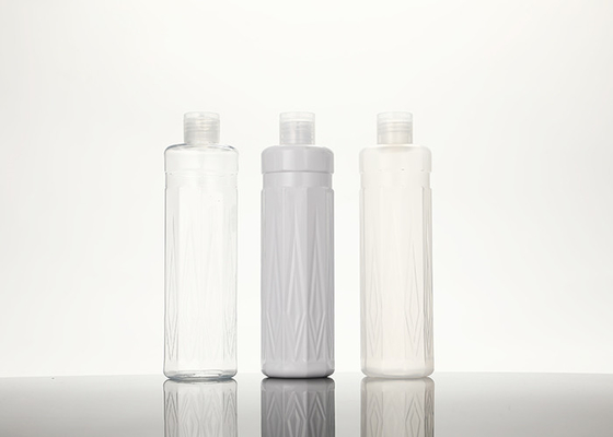 Bottiglia dell'ANIMALE DOMESTICO di Flip Top Cap 300ml con con tappo a vite per lo sciampo cosmetico della lozione