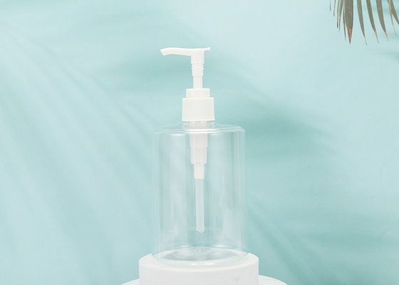 La pompa vuota 500ml dell'ANIMALE DOMESTICO cosmetico imbottiglia cilindrico lucido di plastica 16oz
