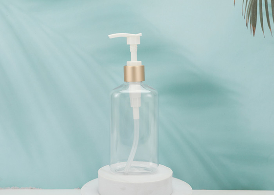 Chiare bottiglie vuote dello sciampo della pompa 350ml per la plastica dell'ANIMALE DOMESTICO di lavaggio della mano