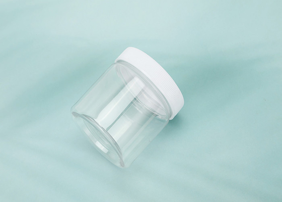 barattolo di plastica del giro riutilizzabile vuoto della radura 100ml con i coperchi e le etichette BPA liberi