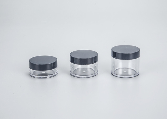 Stoccaggio vuoto PET Plastica 50ml 80ml 100ml 120ml 150ml 200ml 250ml 8oz Bottone Cosmetico Nero Per Imballaggio Cosmetico Crema