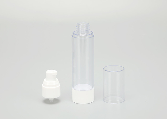 forlotion riutilizzabile della bottiglia di plastica bianca della pompa di 15ml 30ml 50ml