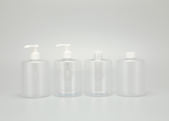 bottiglie vuote di plastica 500ml con 16oz con tappo a vite per lozione, sciampo