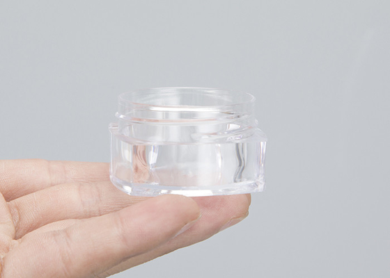 Recipienti di plastica trasparenti vuoti del quadrato con i coperchi 3/5/10g