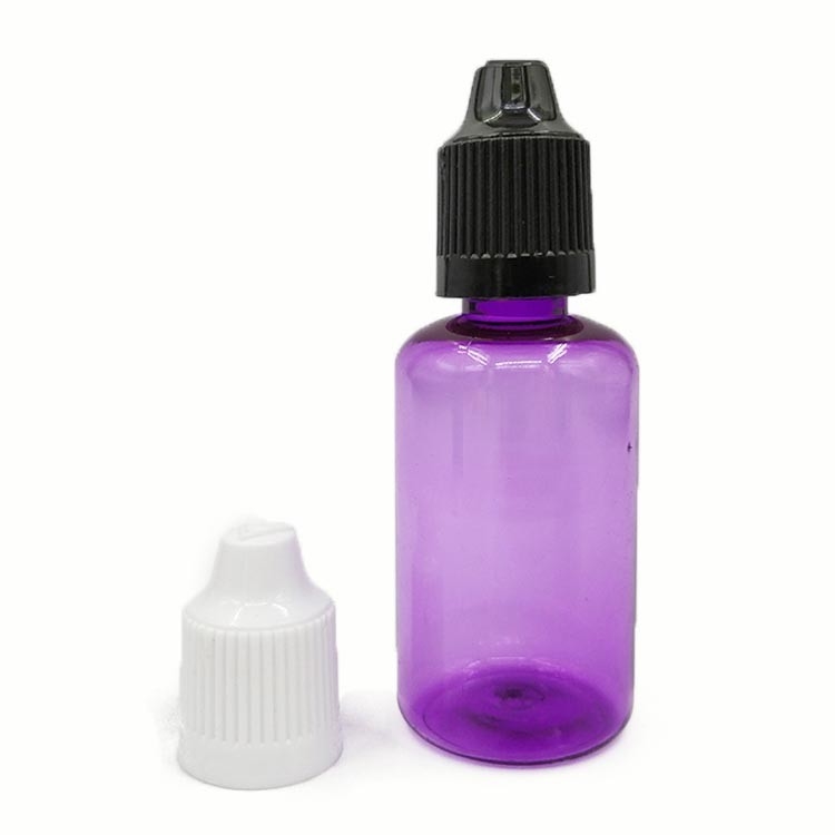 Bottiglie di plastica per goccioline da 30 ml Bottiglie per goccioline di liquido per occhi da spremere con tappi a prova di perdite