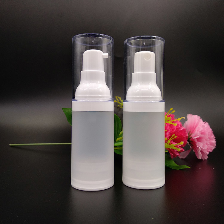 Contenitori cosmetici in plastica rotondi da 30 ml Dispensatori di liquidi sintetici con chiusura a tappo