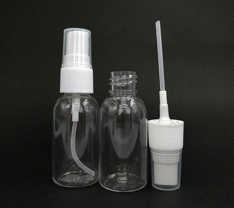 30ml 50ml 60ml 80ml 100ml 120ml 150ml 200ml 250ml 300ml 360ml Bottiglia rotonda di spray di nebbia in plastica in PET
