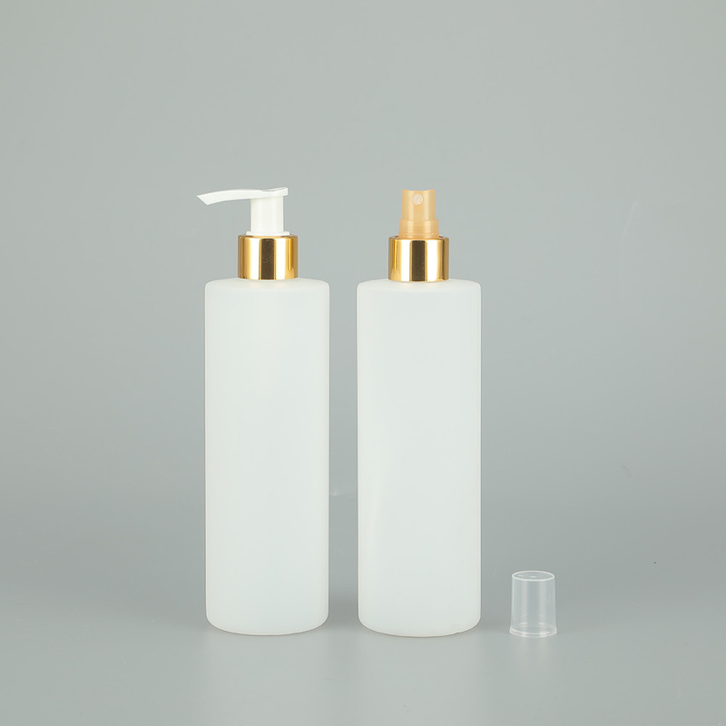 Bottiglia di spray in plastica PET trasparente e rotonda ideale per l'uso quotidiano con design classico