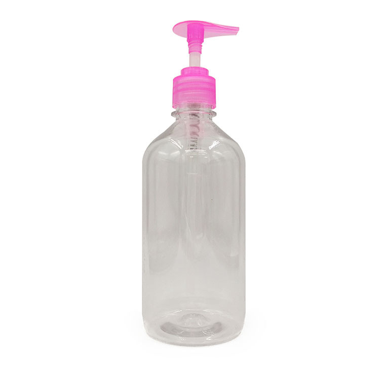 Spruzzatura liquidi ugello contenitore di spremitura con pompa di spruzzatura innesco colore chiaro