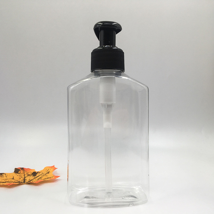 Bottiglia di pompa PET rosa di plastica riutilizzabile per la distribuzione di lozioni, schiuma per il viso e shampoo