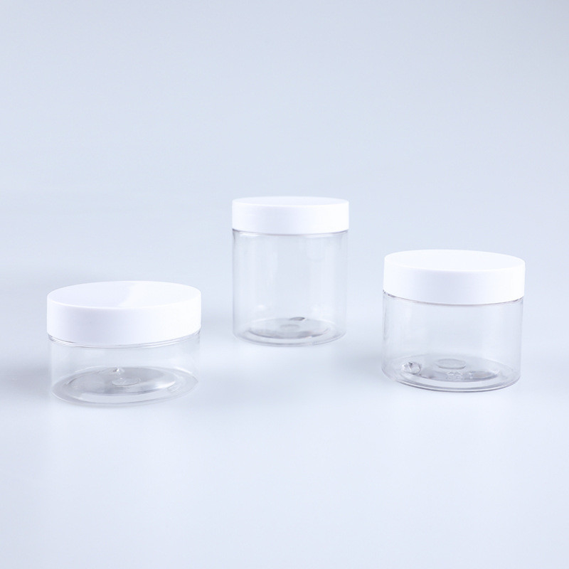 Ingrosso 8oz 100ML 200ML 250ML 500ML Custom vuoto bocca larga di lusso di plastica PE cosmetici corpo bottiglie di burro
