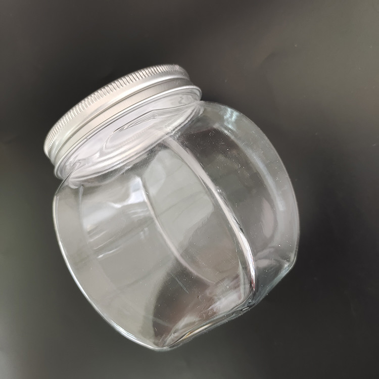 8 oz di barattoli di plastica durevoli con foglio di alluminio e etichetta personalizzata per lo stoccaggio degli alimenti