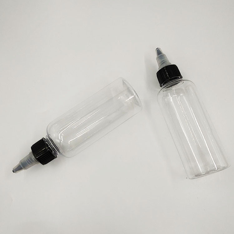 Contenitori di plastica a vite trasparenti/coloriti per il deposito di liquidi