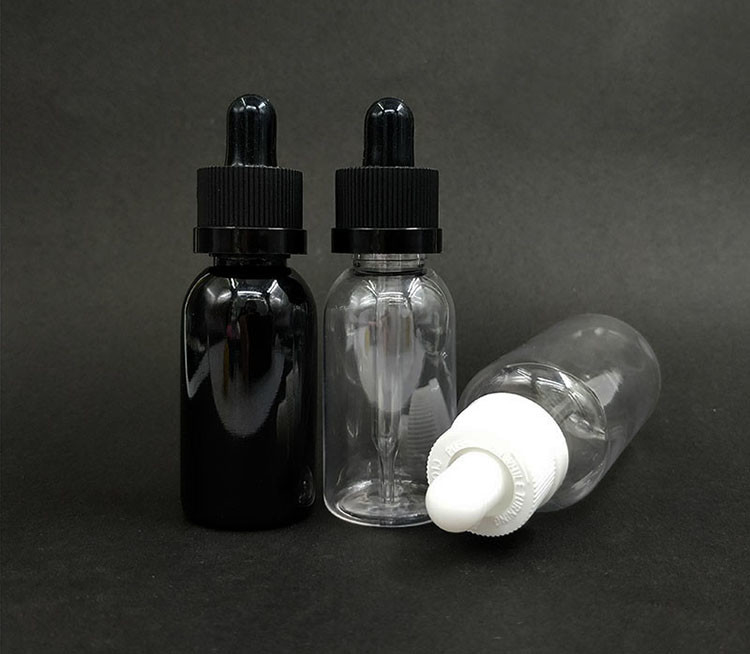 PET trasparente a prova di bambino tappo a vite rotondo E bottiglia liquida per imballaggio di succo E con serigrafia
