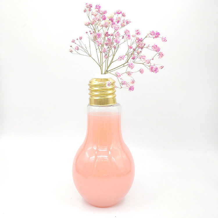 Bottiglia speciale per lampadina più popolare Bottiglie speciali per succo riutilizzabili con buona qualità
