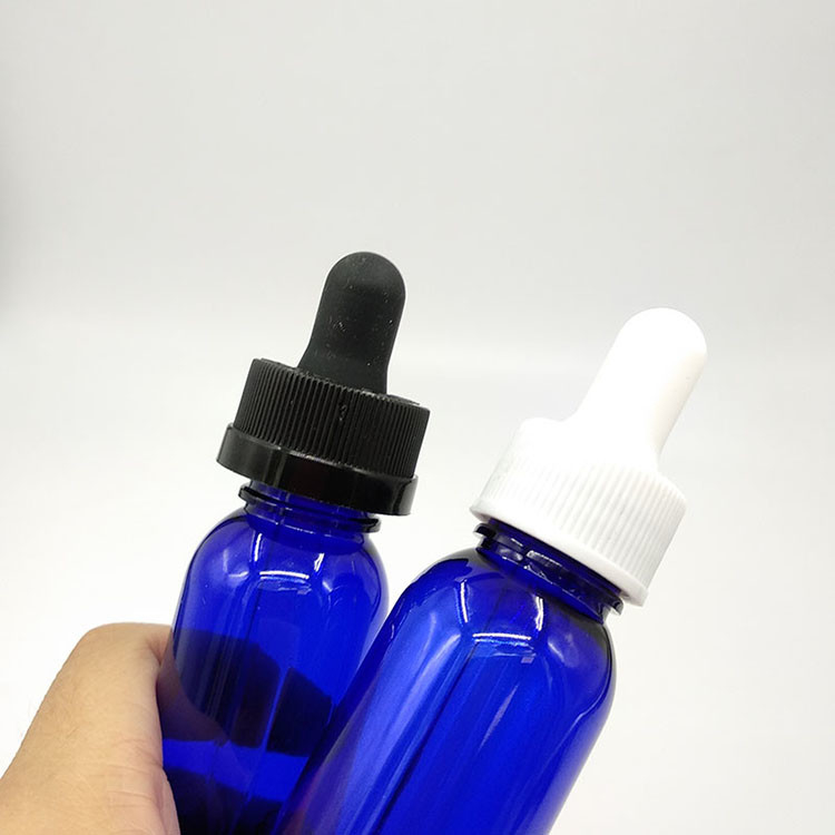 10 ml Bottiglie a goccia con tappo trasparente nero Personalizzare