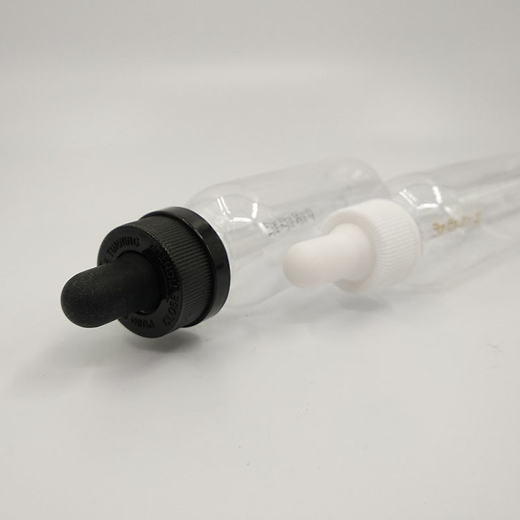 Bottiglie di vetro di plastica per gocce Capacità 10ml 15ml 20ml 30ml 40ml 50ml 60ml 70ml 100ml 120ml Stampa 5000pcs